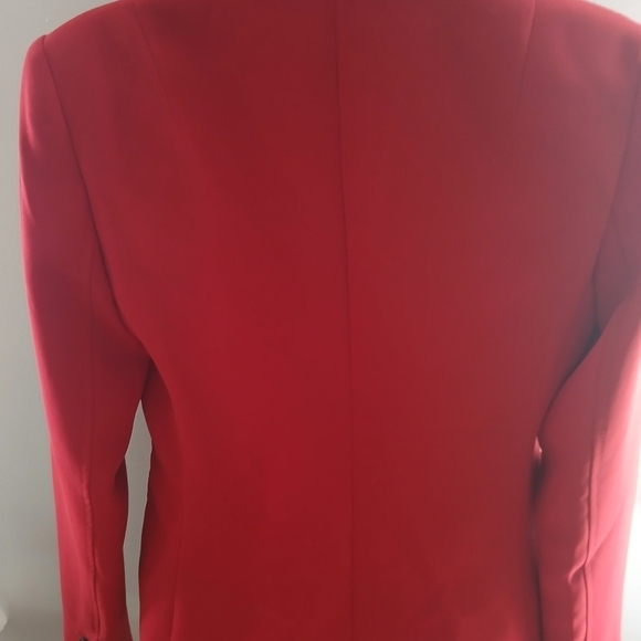 Banana Republic Classic Two Button Blazer Red, Size 2 - Picture 5 of 10